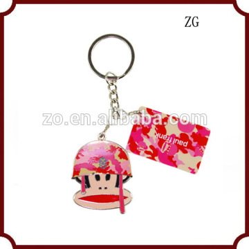 Fashionable monkey pvc keyring design