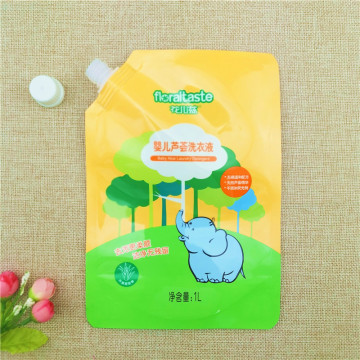 Custom Eco-friendly laundry detergent plastic packaging bag