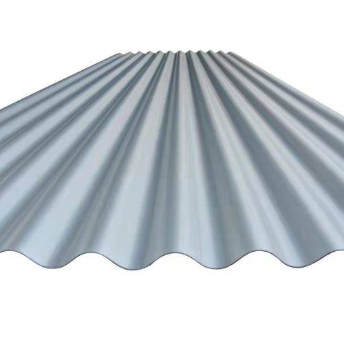 Lembaran bumbung bersalut warna aluminium beralun