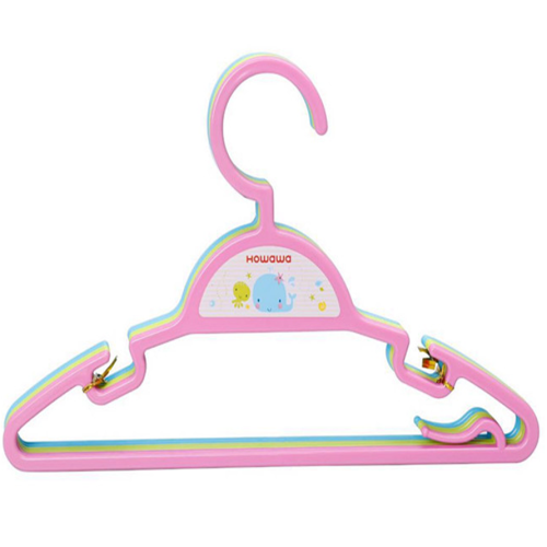 Plastik Bayi Aksesori Pakaian Rack Coat Hanger Set