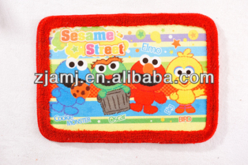 Coral fleece memory personalized door mat