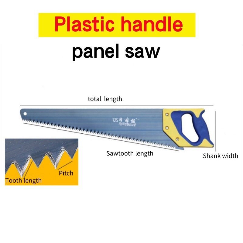 Factory Wholesale Hot Selling 450/500mm Wood Hand and Plastic Hand 20in Garden Hand Saw with Steel Blades