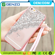 New Fashional Mobile Transparent Color Painted Leather Phone Case China