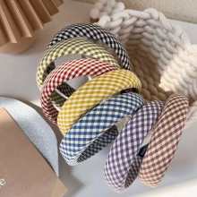 Classic Lattice Headband: Warm Turban Hair Accessory for Women