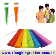 Silicone ice pop molds