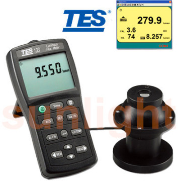 TES-133 Luminous Flux Meter with RS232 Datalogger