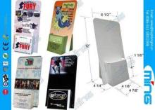 Advertise Black Cardboard Display Stands Wide Pocket Counte