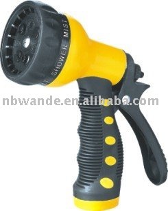 6" 8-pattern Plastic Hose Nozzle