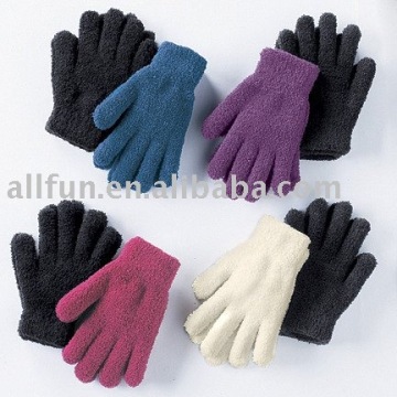 Microfiber fluffy glove