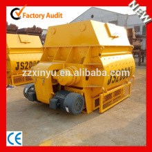 JS2000 twin shaft 2m3 cellular lightweight concrete mixer