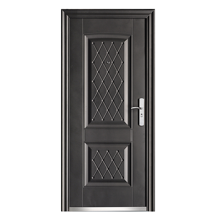 2020 New Design  House Front Door Designs Steel  Entry Exterior Security Steel Door