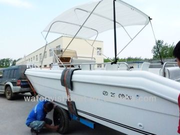waterwish QD 25 OPEN FRP speed fishing boat