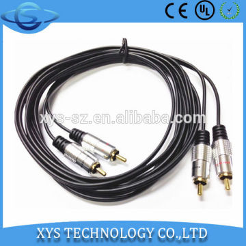 Gold Plated 2RCA cable