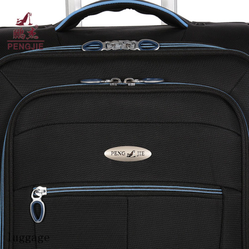 Nylon Polyester Luggage Fabric Black Fabric Luggage