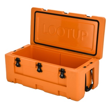 Outdoor Rotomolded Hard Ice Cooler Chest - Beer Cooler Standing Ice Chest 55QT