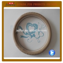 New style fashinable emboss leather steering wheel cover