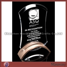Transparent High Grade Acrylic Award with Vaulted Base