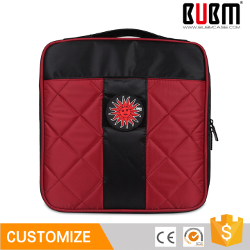 BUBM 144 pieces storage red color funny cd case with zipper