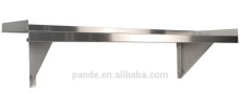 Commercial kitchen stainless steel wall shelf