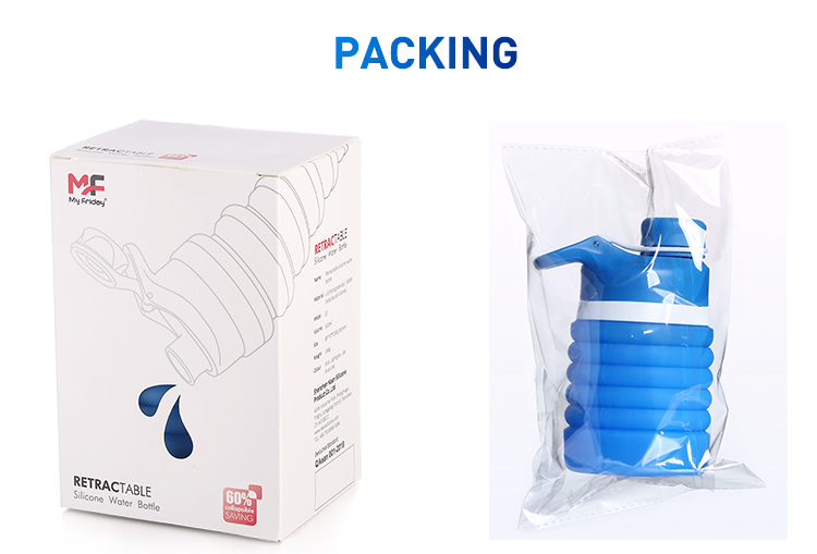 collapsible water bottle package