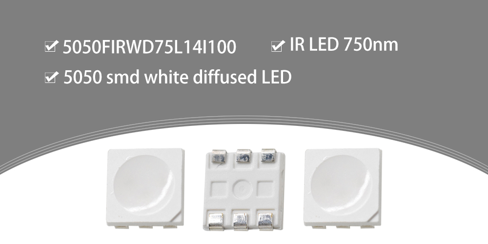 infrared 750nm wavelength SMD