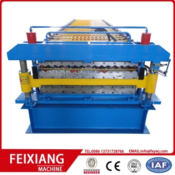 Double layer aluminium profile making machine