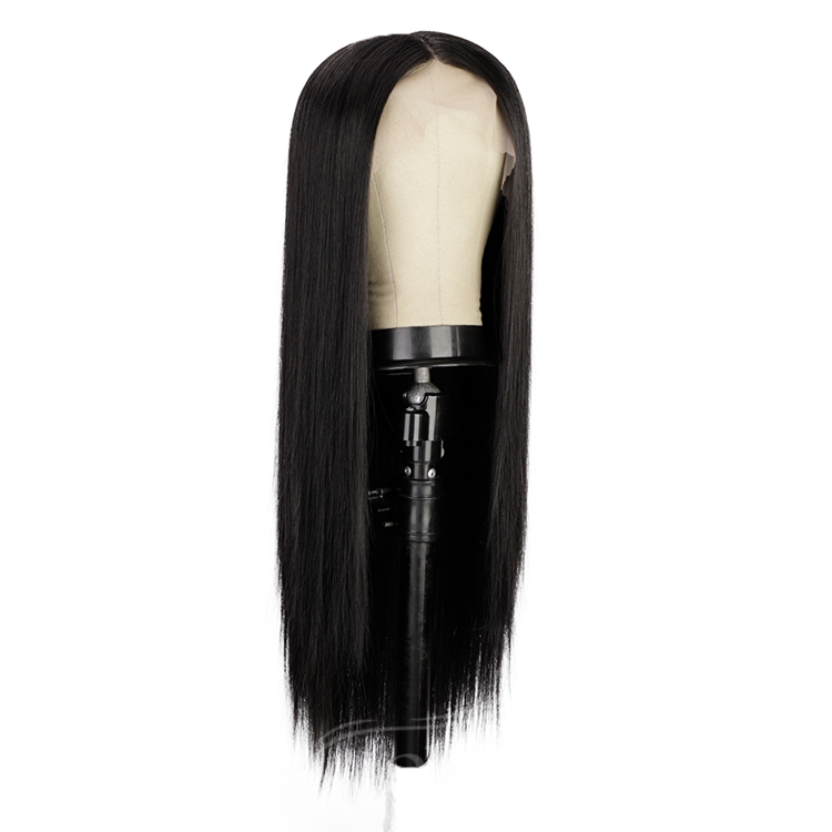 Lace Front Wig Straight Hair Color Long Wigs Glueless Heat Resistant Fiber Hair Synthetic Lace Front Wigs for Fashion Women