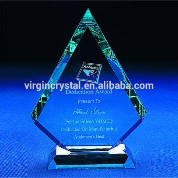 Triangle crystal company awards customized logo
