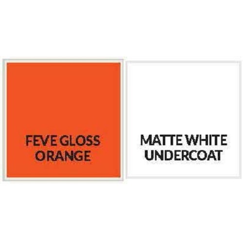 Feve Gloss Orange Aluminium Sheet