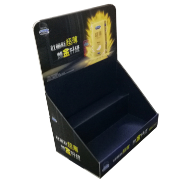 Supermarket Retail Display Foldable Paper Box Shelf