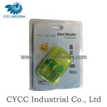 USB2.0 Card reader All in One Crystal Series