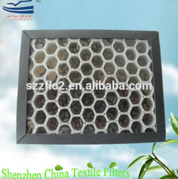Coco nut shell active carbon odour reducing filters for air purifiers
