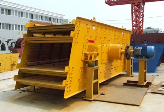 Mining process sand vibrating screen for separating