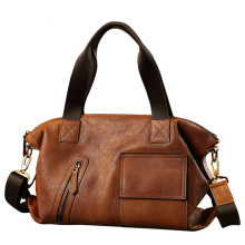 Leather Travel Tote Shoulder Bag Handbag