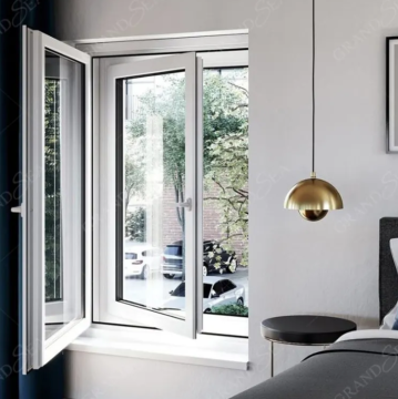 House Vinyl Windows Double Glazed Insulated PVC Windows