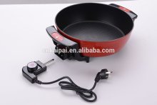 Multi-function Korean Electric round Grill Pan , ,,Multifunctional Cooking , multi-function electric pizza pan