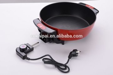 Multi-function Korean Electric round Grill Pan , ,,Multifunctional Cooking , multi-function electric pizza pan