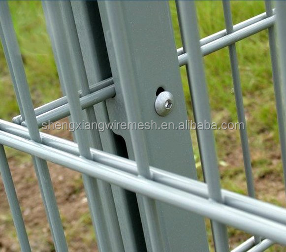 high quality double wire fence garden decorative court with self-locking factory supply