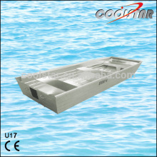 Flat bottom and Flat bow aluminum boat