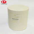 Beige Cardboard Gift Round Box