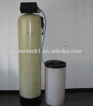 Removing boiler water hardness water softner