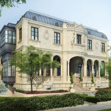 Luxury villa and hotel architecture design natural stone exterior limestone wall cladding tiles designs services