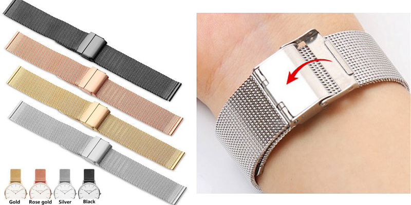 Oem custom your logo wristband watch band leather genuine leather bands watch grey straps