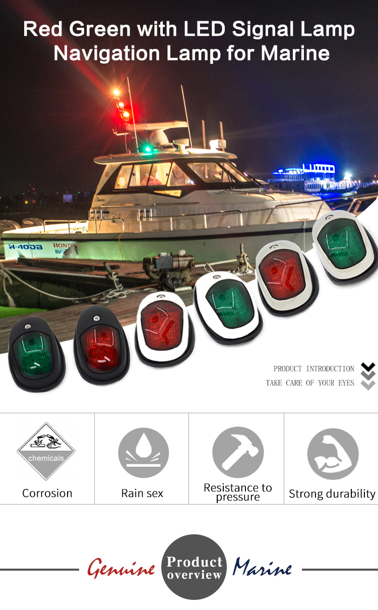 Genuine Marine xtreme manufacturers flush waterproof strobe boat lights decoration strep high marine lamp