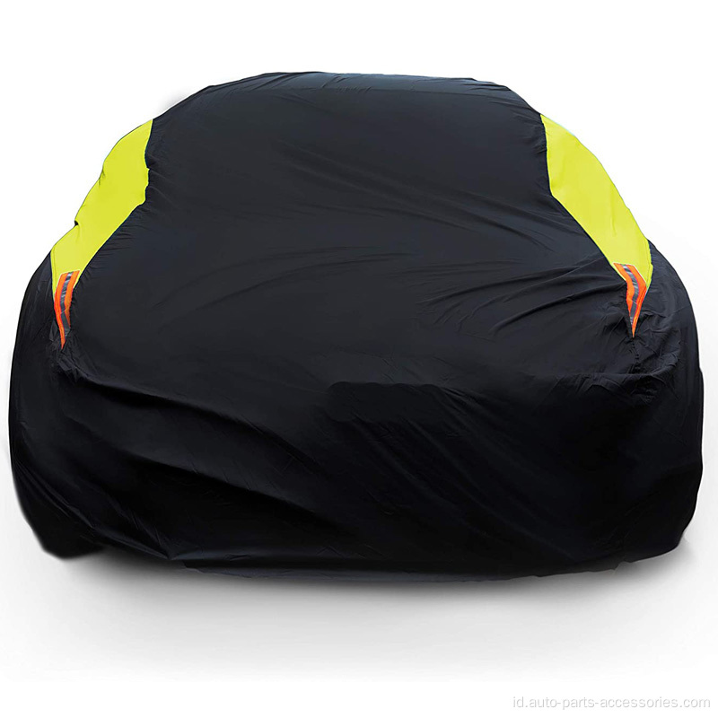 Hatchback Lipat 4 Layer Aluminium Foil Car Cover