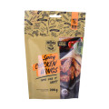 Zakázkové biologické rozložitelné a kompostovatelné PLA Zipper Food Balení pouzdro Kraft Paper Bag for Coffee Tea Nut Food