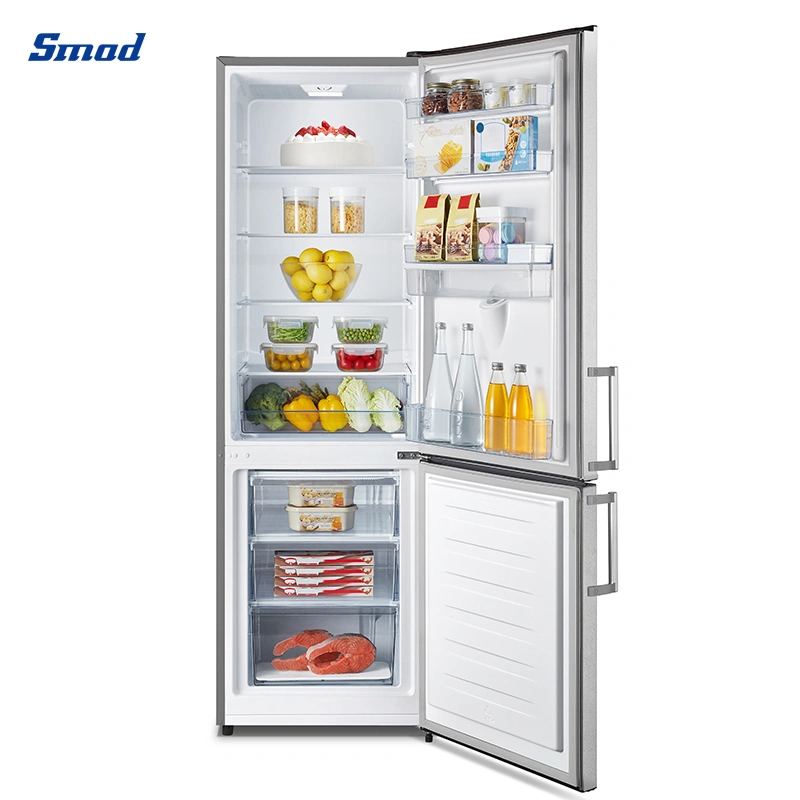 Smad 264L Double Door Water Dispenser Bottom Freezer Fridges Refrigerators