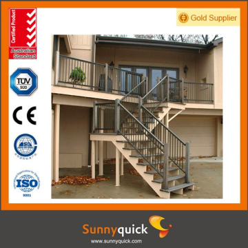 1.2~3.0mm aluminum Villa Railing stairs descend stairs aluminum railing