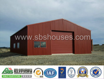 Designed Prefabricated Steel Structure Workshop Building Shed