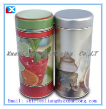 Round Tea Tin